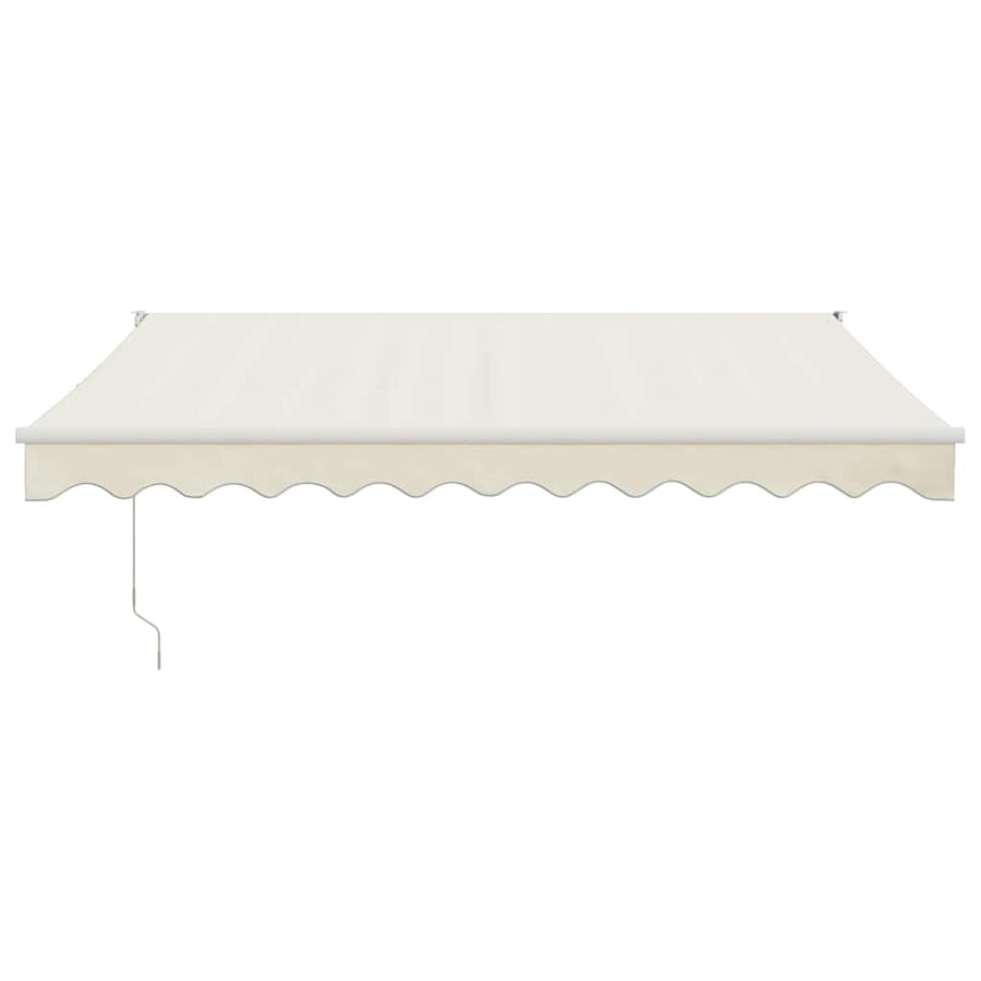 Retractable Awning Cream 3x2.5 m Fabric and Aluminium