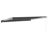 Retractable Awning Anthracite 4x3 m Fabric and Aluminium - 45-Degree Angle
