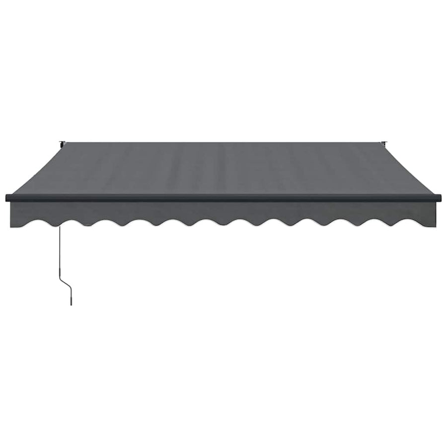 Manual Awning 3 x 2.5 m Anthracite 100% Polyester