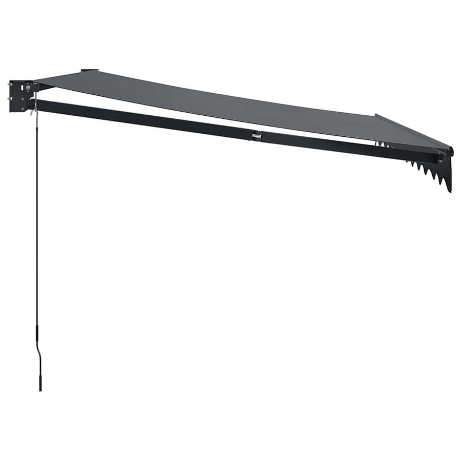 Manual Awning 3 x 2.5 m Anthracite 100% Polyester