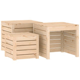 4 Piece Garden Box Set Solid Wood Pine - Extra Image