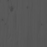 4 Piece Garden Box Set Grey Solid Wood Pine - Extra Image