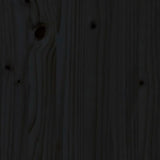 4 Piece Garden Box Set Black Solid Wood Pine - Extra Image