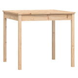 5 Piece Garden Dining Set Solid Wood Pine - Close-Up Angle