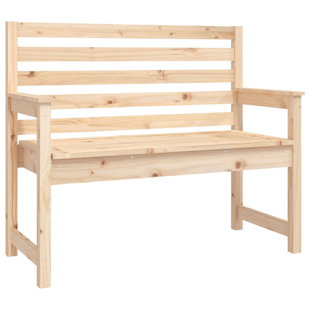 4 Piece Garden Dining Set Solid Wood Pine