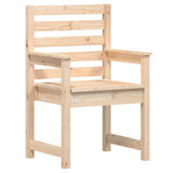 7 Piece Garden Dining Set Solid Wood Pine - Close-Up Angle