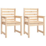 11 Piece Garden Dining Set Solid Wood Pine - Close-Up Angle
