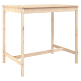 5 Piece Garden Bar Set Solid Wood Pine - Low Angle