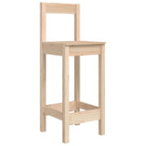 5 Piece Garden Bar Set Solid Wood Pine - Close-Up Angle