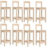 9 Piece Garden Bar Set Solid Wood Pine