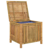 Garden Storage Box 60x52x55cm Bamboo - 45-Degree Angle