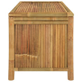 Garden Storage Box 90x52x55cm Bamboo - Top-Down View