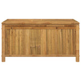 Garden Storage Box 110x52x55cm Bamboo - Side View
