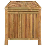 Garden Storage Box 110x52x55cm Bamboo - Top-Down View