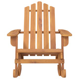 Adirondack Rocking Chair Solid Wood Acacia - Side View