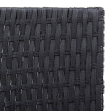 Sun Loungers 2 pcs Black and Brown Poly Rattan&Solid Wood Acacia - Extra Image