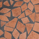 Parasol Base Terracotta Round 12 kg - Rear View