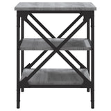 Side Table Grey Sonoma 40x42x50 cm Engineered Wood - Rear View