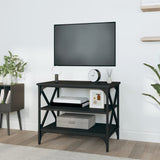 TV Cabinet Black 60x40x50 cm Engineered Wood - Side View