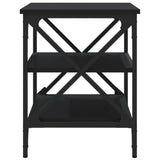 TV Cabinet Black 60x40x50 cm Engineered Wood - Rear View