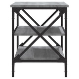 TV Cabinet Grey Sonoma 60x40x50 cm Engineered Wood - Rear View