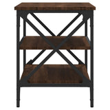 TV Cabinet Brown Oak 60x40x50 cm Engineered Wood - Rear View