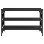 TV Cabinet Black 80x40x50 cm Engineered Wood