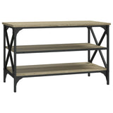 TV Cabinet Sonoma Oak 80x40x50 cm Engineered Wood - Front View