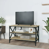 TV Cabinet Sonoma Oak 80x40x50 cm Engineered Wood - Side View