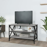 TV Cabinet Grey Sonoma 80x40x50 cm Engineered Wood - Side View