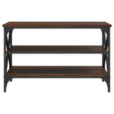 TV Cabinet Brown Oak 80x40x50 cm Engineered Wood - 45-Degree Angle
