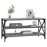 TV Cabinet Grey Sonoma 100x40x50 cm Engineered Wood - Top-Down View