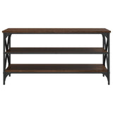 TV Cabinet Brown Oak 100x40x50 cm Engineered Wood - 45-Degree Angle
