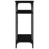 Side Table Black 40x30x75 cm Engineered Wood