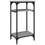 Side Table Grey Sonoma 40x30x75 cm Engineered Wood - Front View