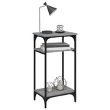 Side Table Grey Sonoma 40x30x75 cm Engineered Wood - Rear View