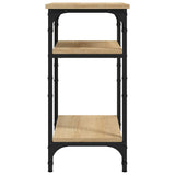 Side Table Sonoma Oak 35x30x60 cm Engineered Wood - 45-Degree Angle