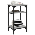 Side Table Grey Sonoma 35x30x60 cm Engineered Wood
