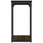 Side Table Brown Oak 40x30x60 cm Engineered Wood