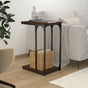 Side Table Brown Oak 40x30x60 cm Engineered Wood