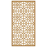 Garden Wall Decoration 105x55 cm Corten Steel Moorish Design - 45-Degree Angle