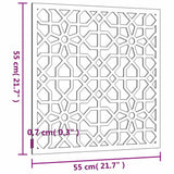 Garden Wall Decoration 55x55 cm Corten Steel Moorish Design