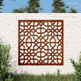 Garden Wall Decoration 55x55 cm Corten Steel Moorish Design