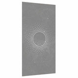 Garden Wall Decoration 105x55 cm Corten Steel Sun Design