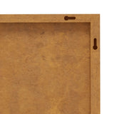 Garden Wall Decoration 105x55 cm Corten Steel Leaf Design - Close-Up Angle