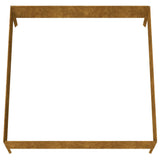 Garden Raised Bed 100x100x33.5 cm Corten Steel - 45-Degree Angle