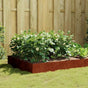 Garden Raised Bed 100x100x33.5 cm Corten Steel