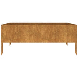 Garden Raised Bed 100x100x41 cm Corten Steel - Side View