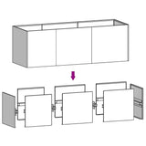 Garden Raised Bed 120x40x40 cm Corten Steel - Rear View