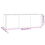 Garden Raised Bed 120x40x40 cm Corten Steel - Extra Image